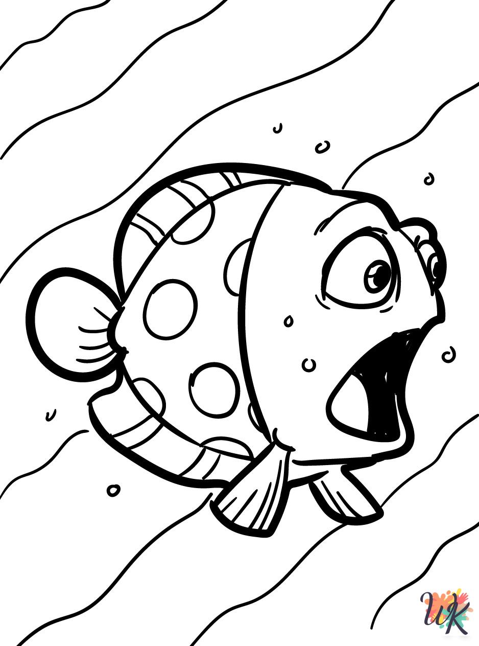 grinch Fish coloring pages
