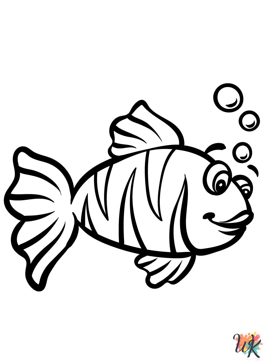 fun Fish coloring pages