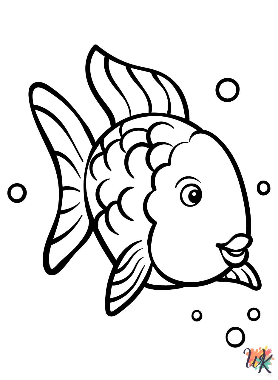 Fish coloring pages for adults