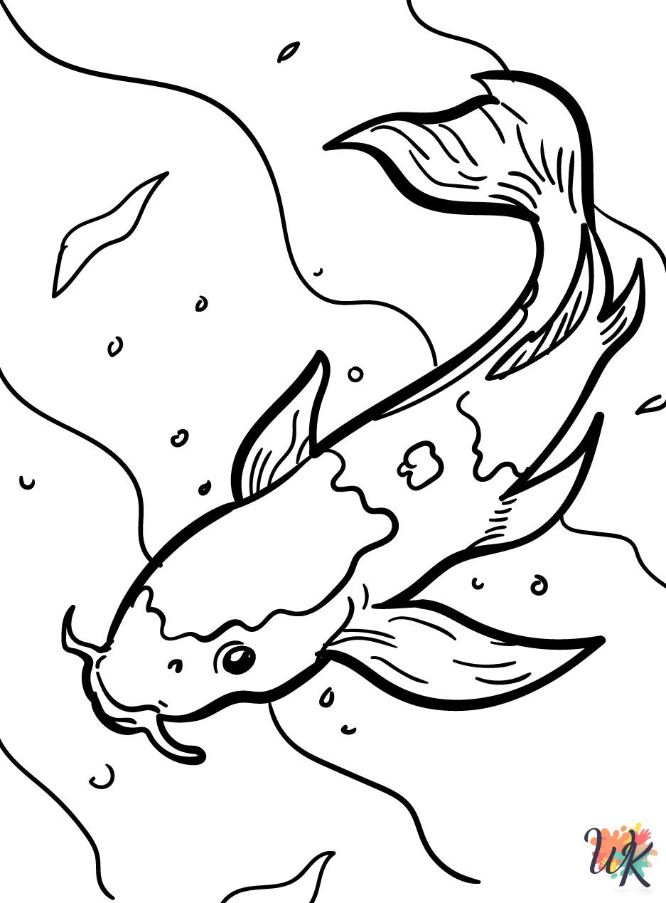 free Fish coloring pages for adults