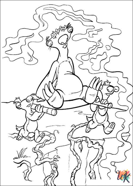 cute coloring pages Ice Age 2