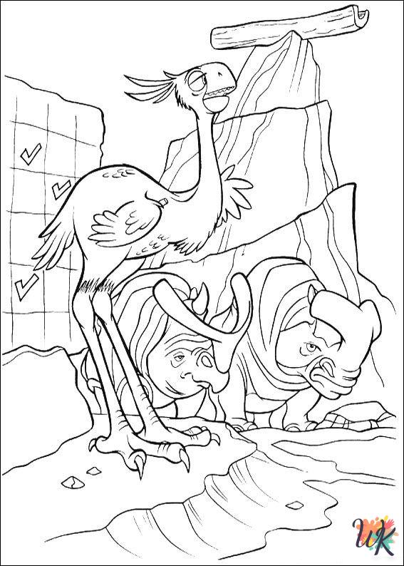 coloring pages for kids Ice Age 2