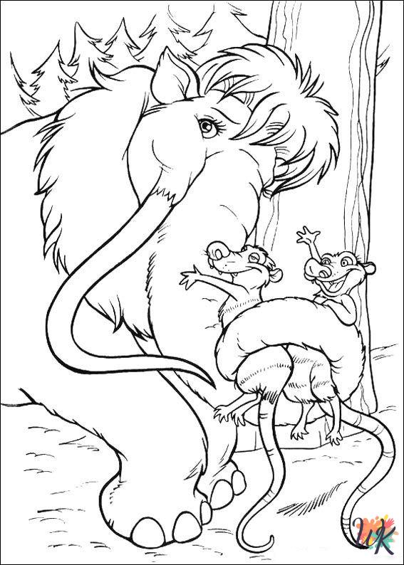 Ice Age 2 coloring pages grinch