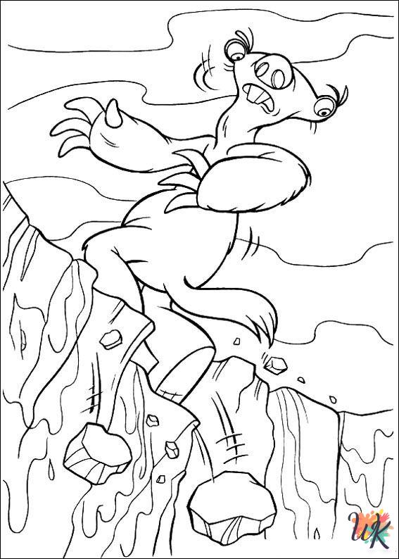 hard Ice Age 2 coloring pages