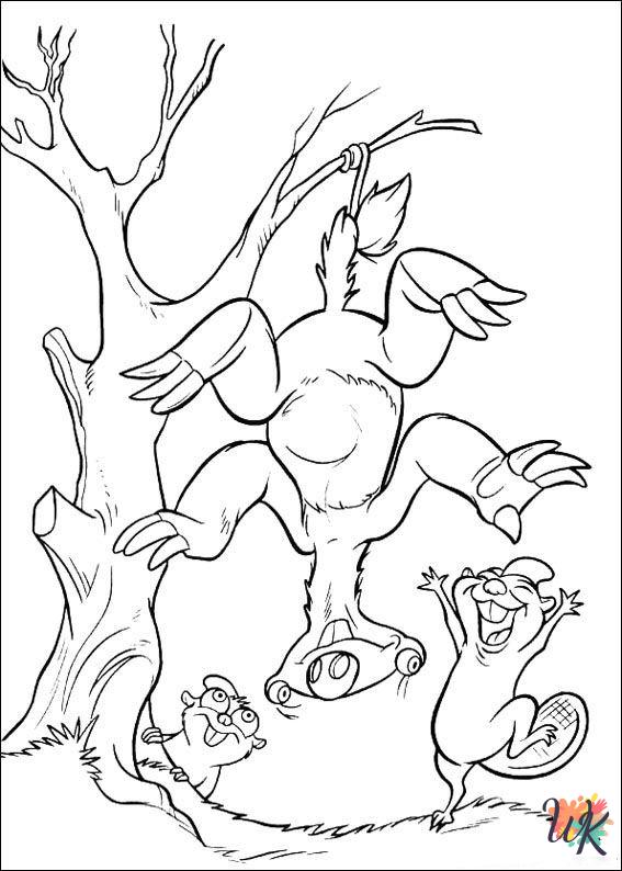free Ice Age 2 coloring pages printable