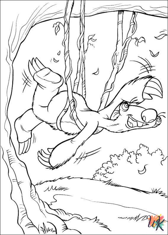 adult coloring pages Ice Age 2