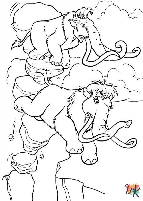 Ice Age 2 free coloring pages