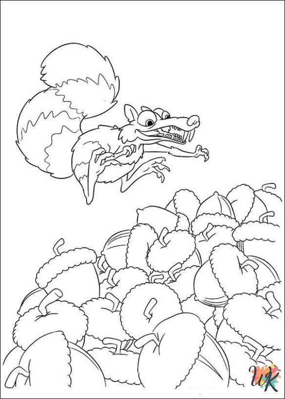 Ice Age 4 free coloring pages