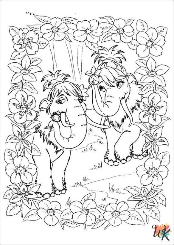coloring pages Ice Age 4 1