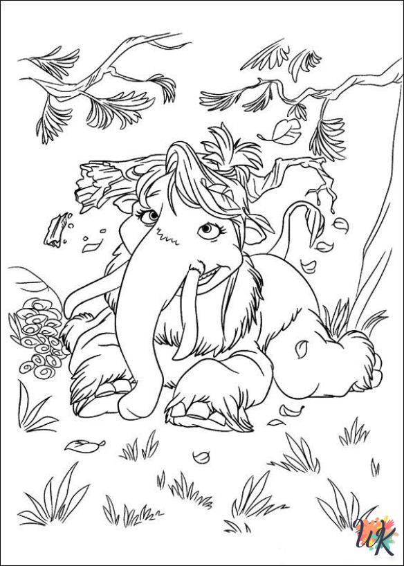 kids Ice Age 4 coloring pages