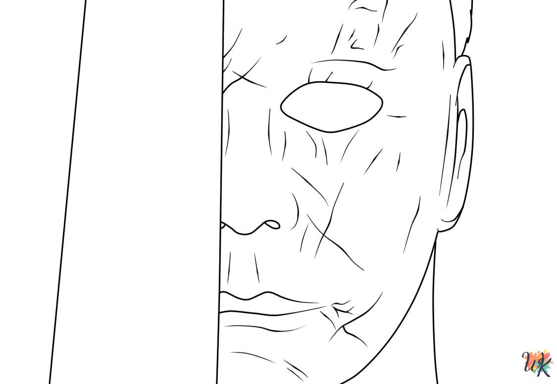 Michael Myers printable coloring pages