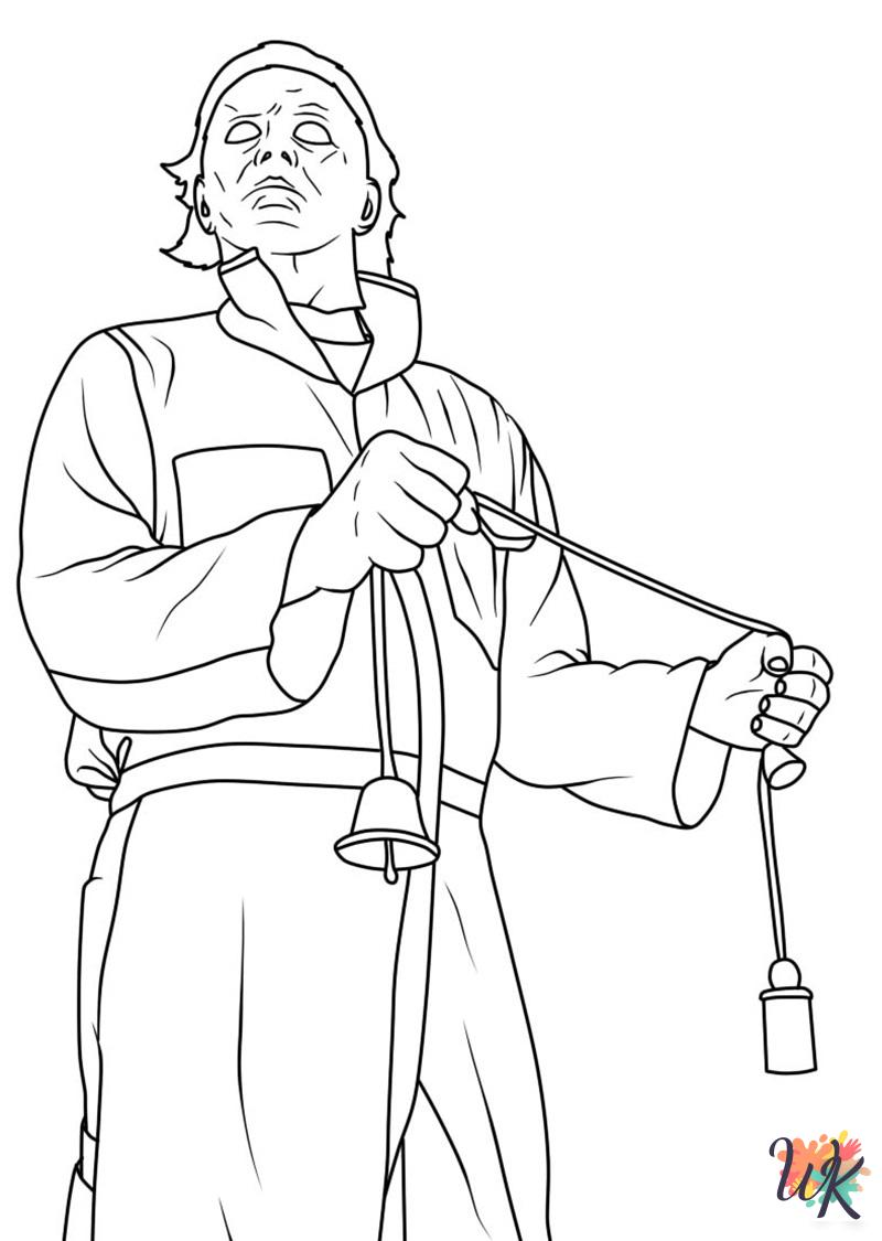 adult Michael Myers coloring pages