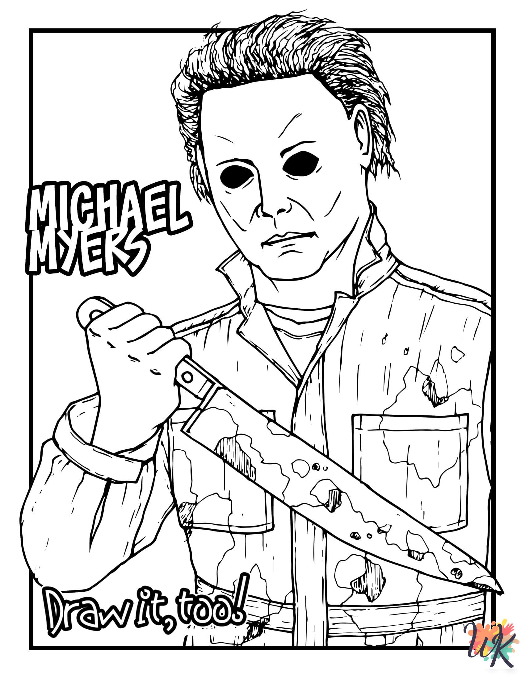 Michael Myers coloring pages printable