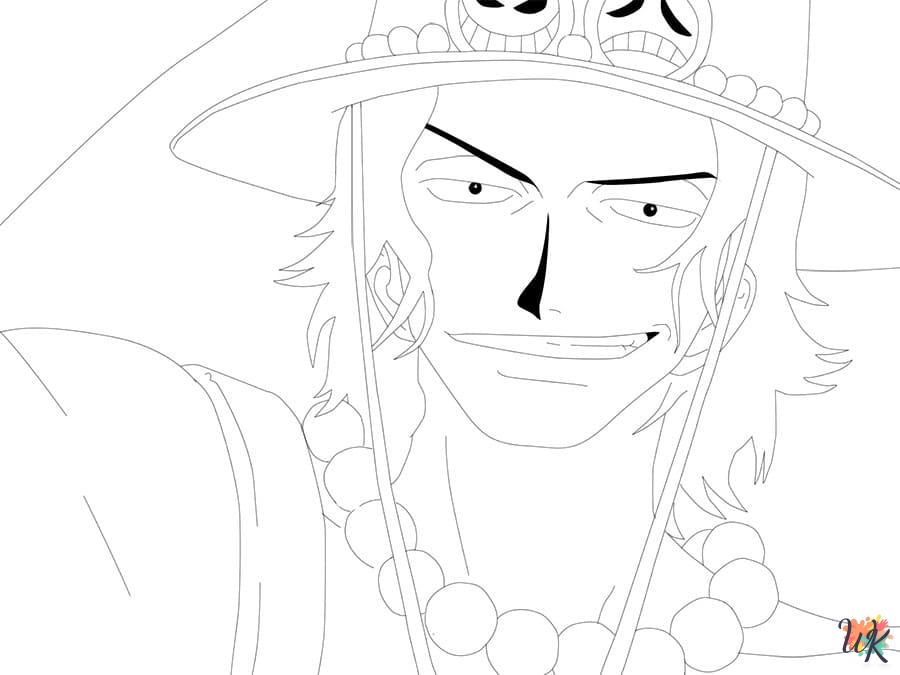 One Piece decorations coloring pages