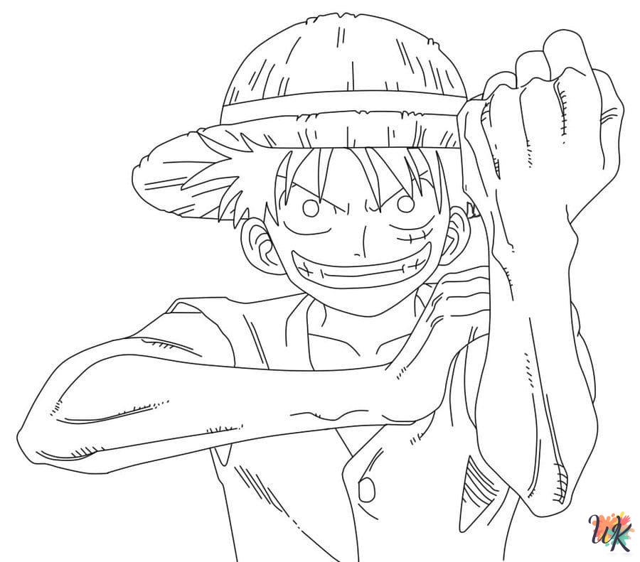 vintage One Piece coloring pages