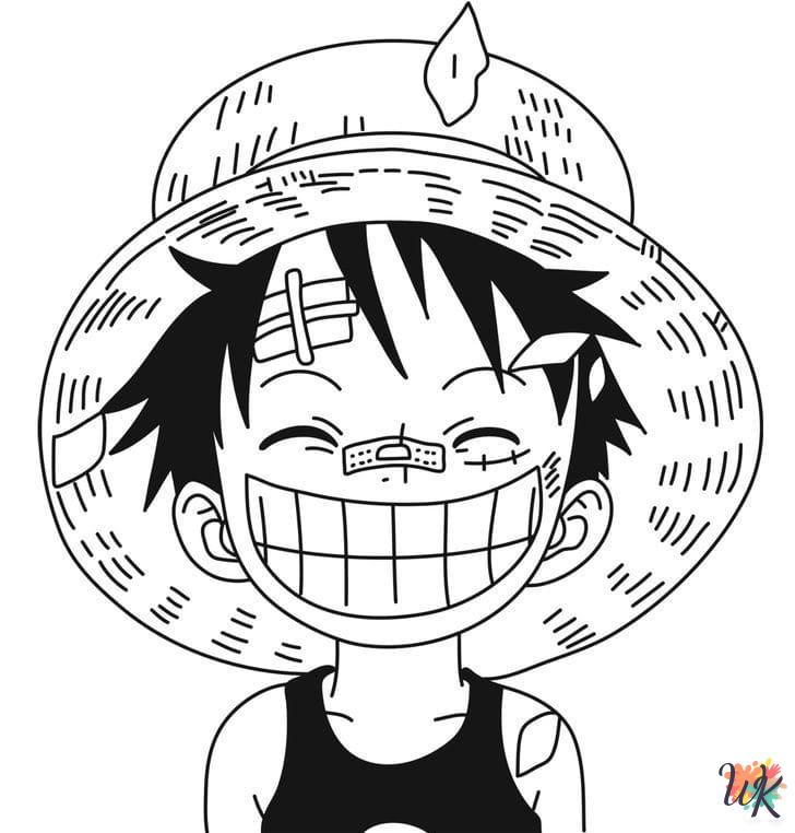 coloring pages printable One Piece