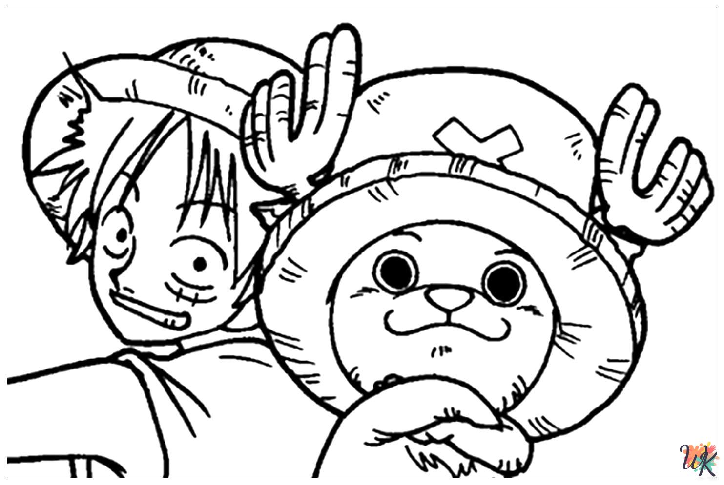 vintage One Piece coloring pages