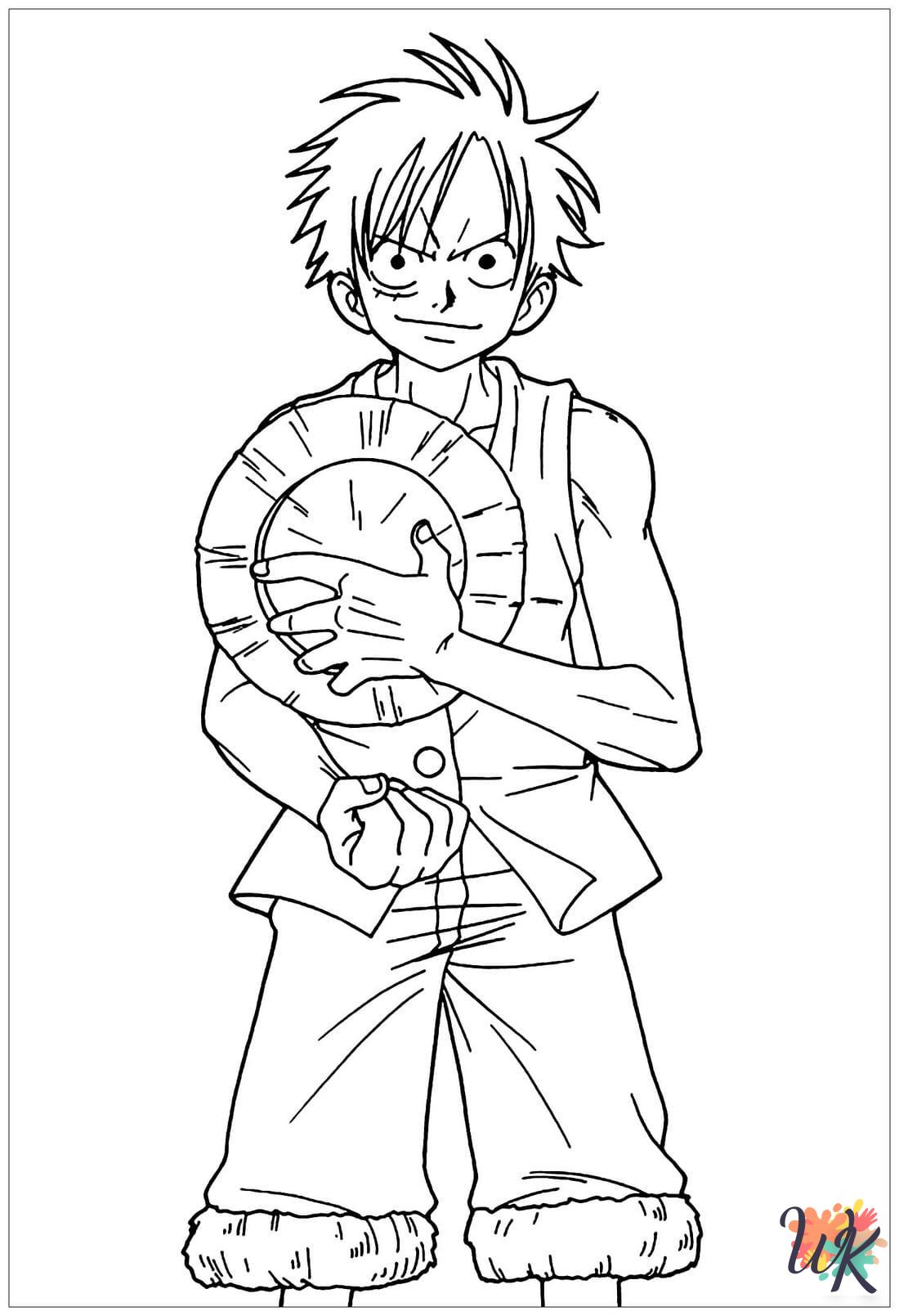 merry One Piece coloring pages