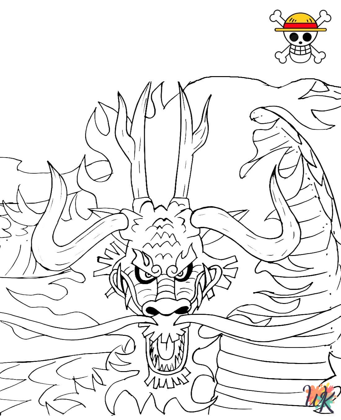 free One Piece tree coloring pages