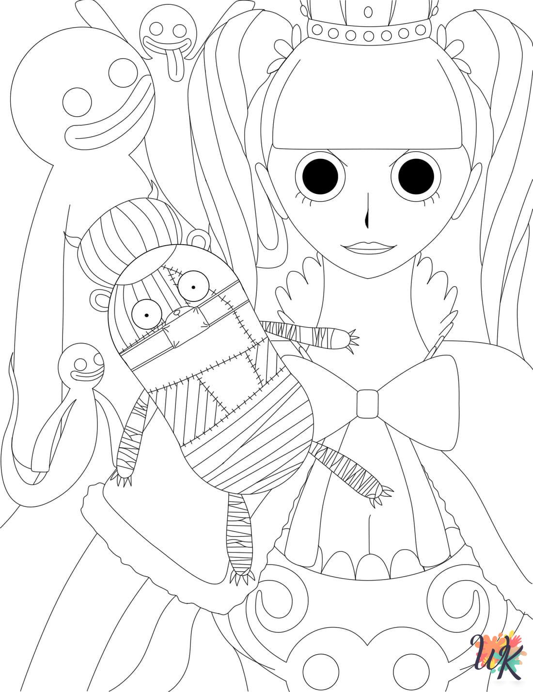 One Piece coloring pages free printable