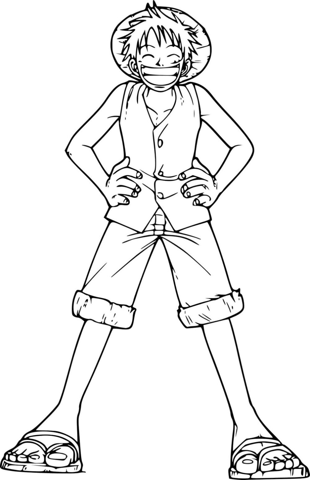 64 One Piece Coloring Pages For Kids