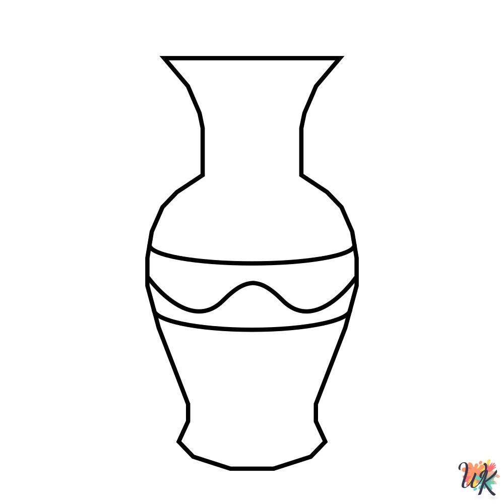 Pottery printable coloring pages