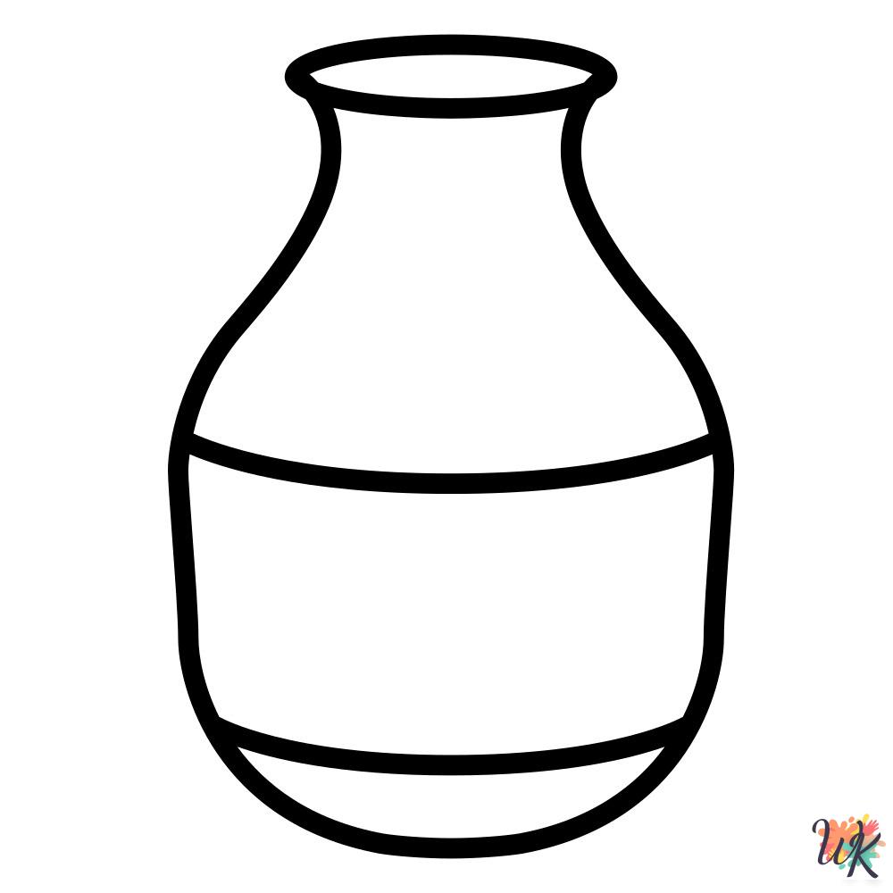free printable Pottery coloring pages for adults