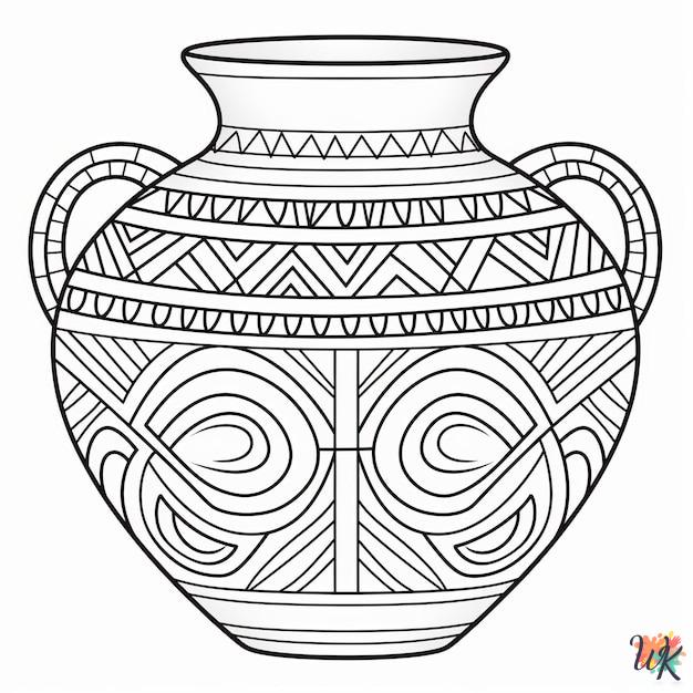 fun Pottery coloring pages