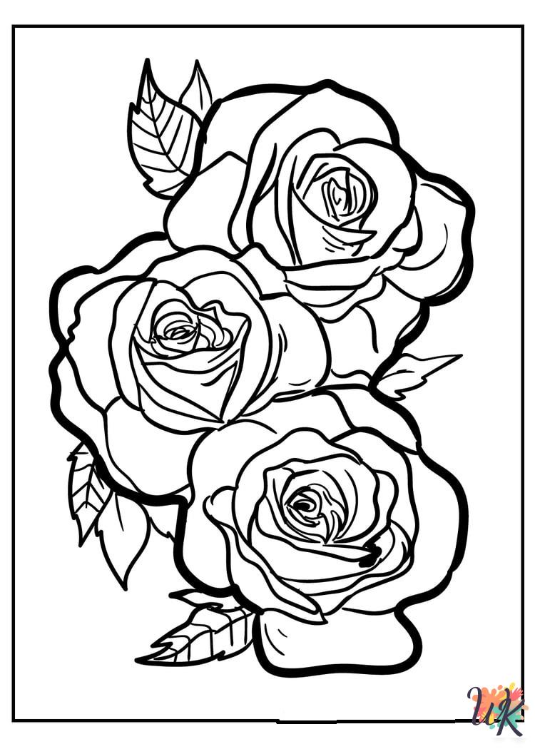 adult coloring pages Rose
