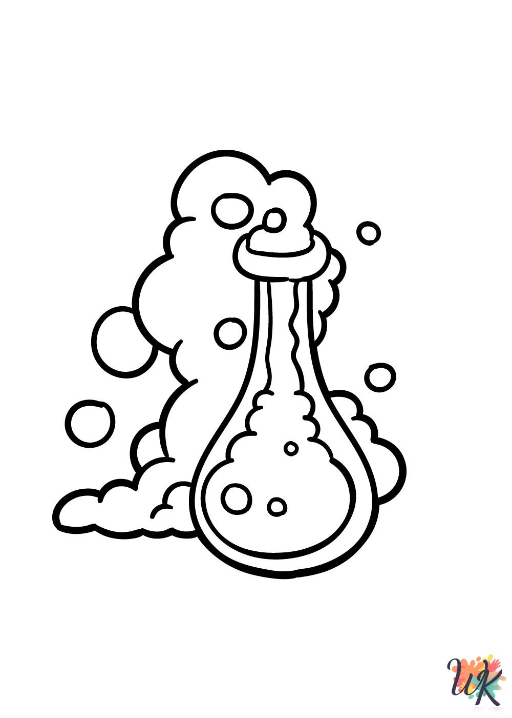 Science coloring book pages
