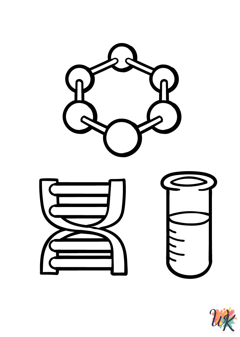 Science coloring pages for kids