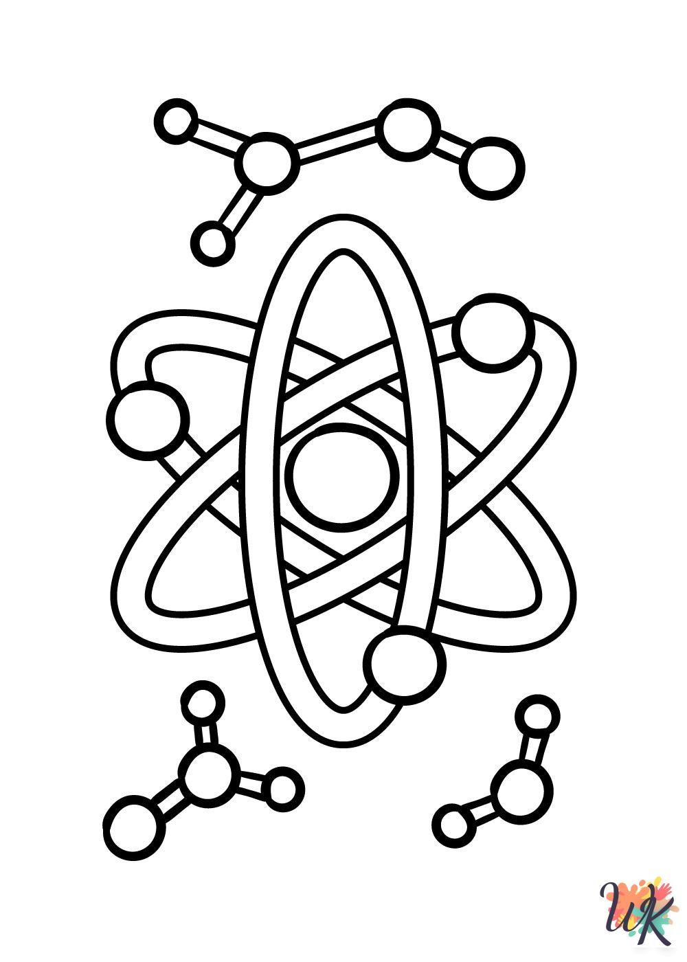 detailed Science coloring pages