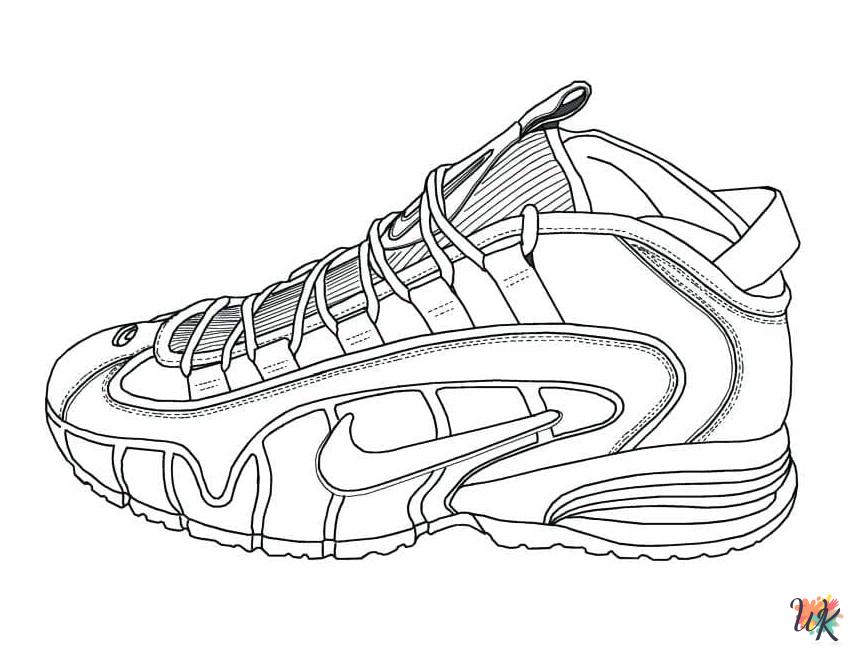 coloring Sneaker pages
