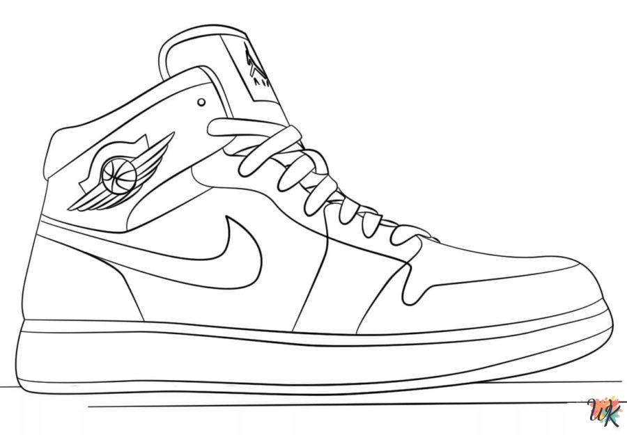 Sneaker Coloring Pages 21
