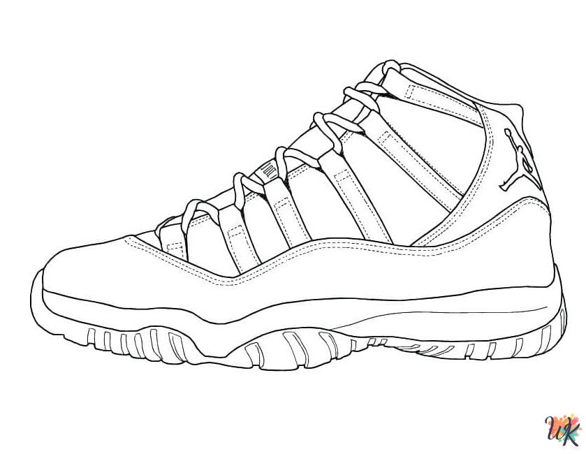 coloring pages for Sneaker