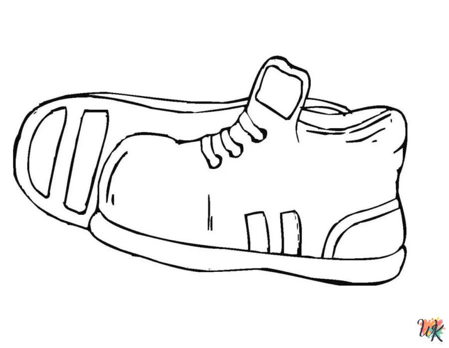 free Sneaker tree coloring pages
