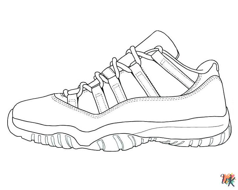 fun Sneaker coloring pages 1