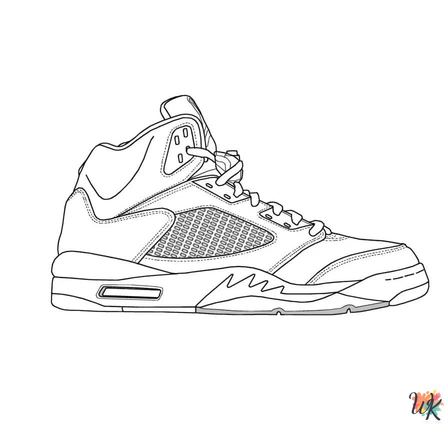 kids Sneaker coloring pages