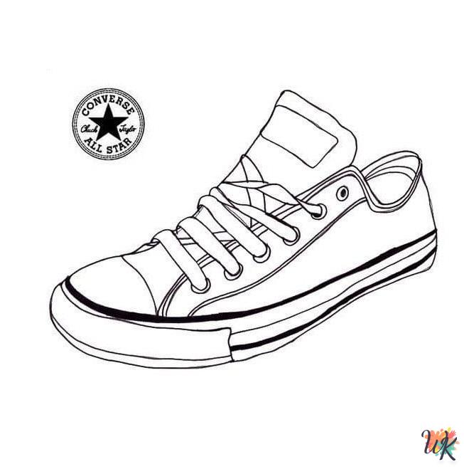 coloring pages printable Sneaker 3
