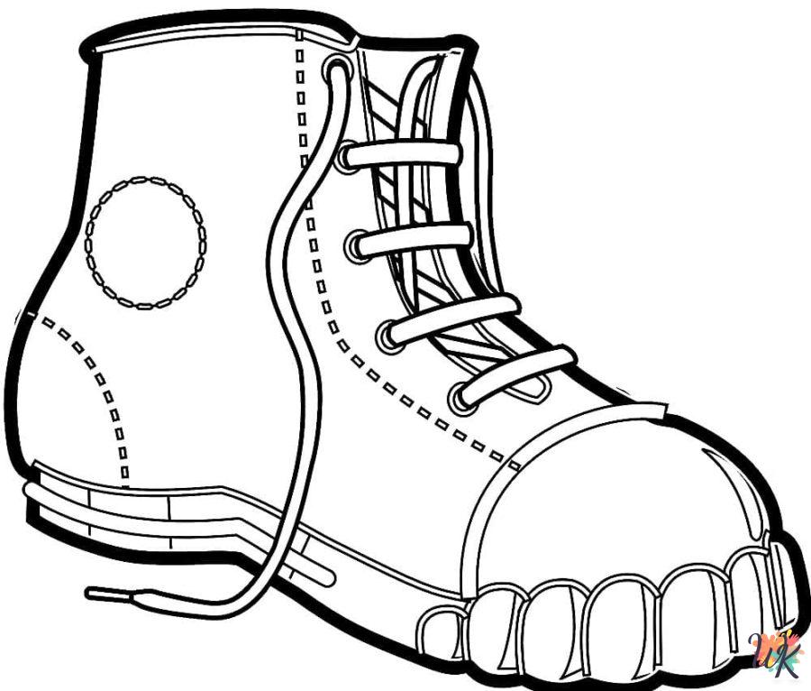 grinch Sneaker coloring pages