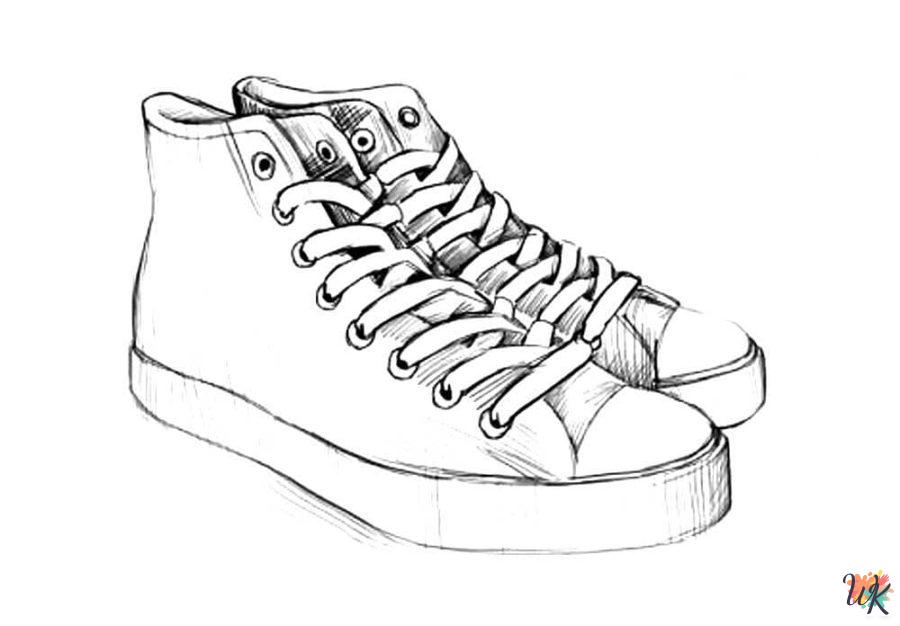 coloring pages printable Sneaker