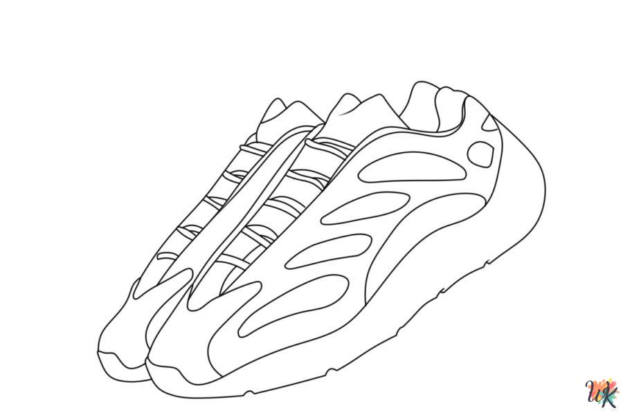 free printable coloring pages Sneaker