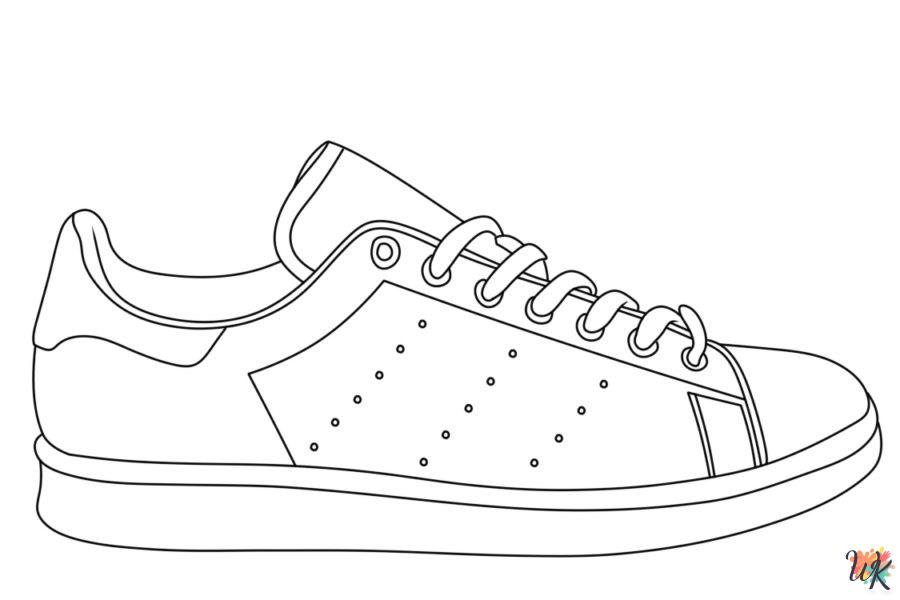 Sneaker coloring pages pdf