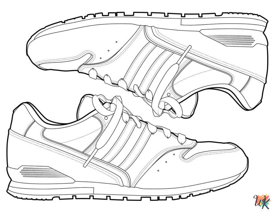 adult Sneaker coloring pages