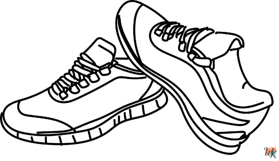 coloring pages for kids Sneaker