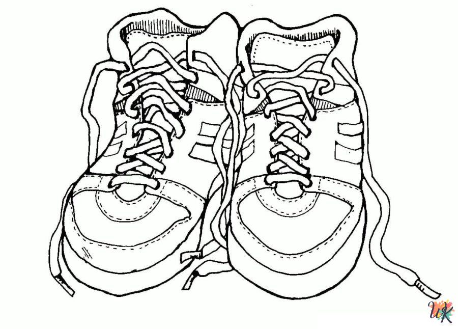 cute coloring pages Sneaker