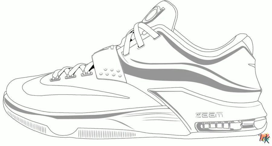 Sneaker free coloring pages