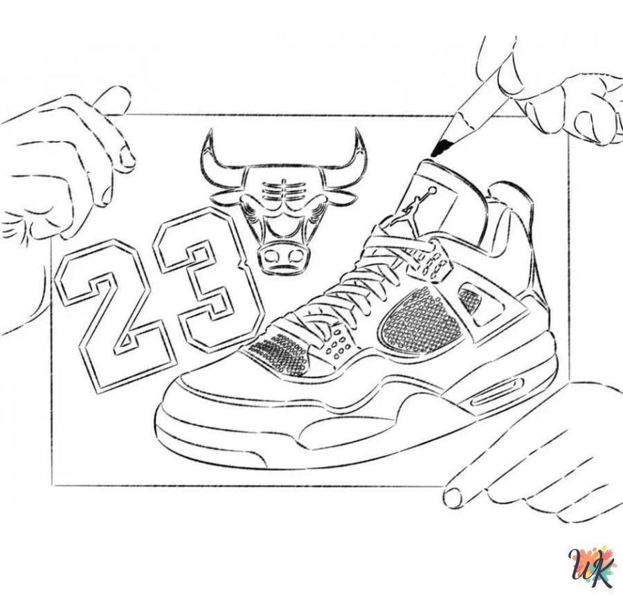 free coloring Sneaker pages