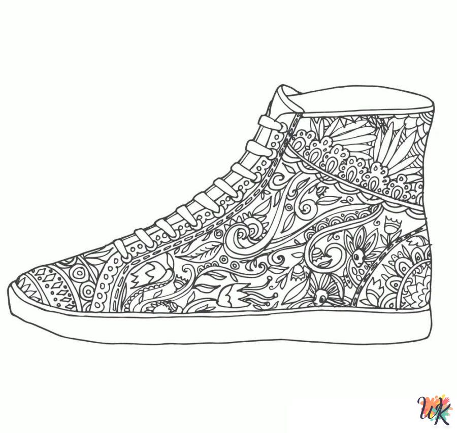 Sneaker Coloring Pages 90