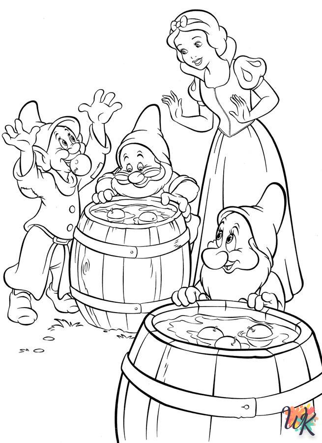 Snow White coloring pages pdf